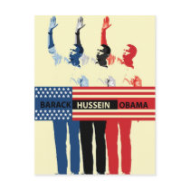 Barack Hussein Obama Postcard by gxiong Barack Hussein Obama Postcard