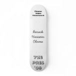 Barack Hussein Obama Skates Skate Board