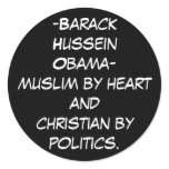 -Barack HusseinObama-muslim by hea... - Customized Stickers