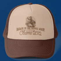 Barack in the Saddle 2012 hats