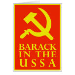 Barack in the USSA Greeting Card