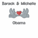 Barack & Michelle "Lovebirds" embroidered shirts by OvalOfficeProducts Barack & Michelle "Lovebirds" embroidered shirts