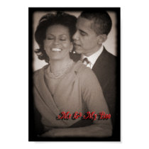 BARACK & MICHELLE "MY BOO" PRINT by OWL1998 BARACK & MICHELLE "MY BOO" PRINT