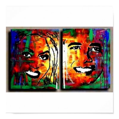 BARACK MICHELLE OBAMA BLACK PRESIDENT FIRST LADY POSTERS by Teofaith