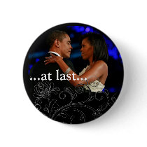 Barack & Michelle Obama buttons