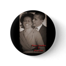 BARACK & MICHELLE OBAMA BUTTON