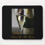 BARACK & MICHELLE OBAMA:  TOAST OF THE TOWN MOUSE PADS
