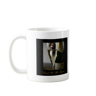 BARACK & MICHELLE OBAMA:  TOAST OF THE TOWN COFFEE MUGS by OWL1998