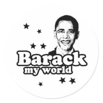 Barack My World stickers