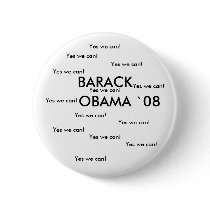 BARACK OBAMA `08 Button