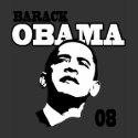 Barack Obama 08 (light apparel) t-shirts by VoteObama Barack Obama 08 (light apparel) t-shirts