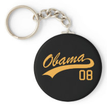 Barack Obama 2008 Jersey Keychain
