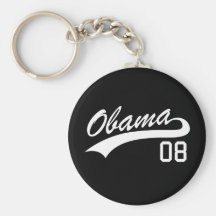 Barack Obama 2008 Jersey Keychain
