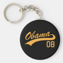 Barack Obama 2008 Jersey Keychain