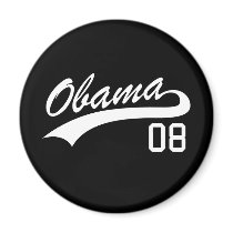 Barack Obama 2008 Jersey Magnet by strk3 Barack Obama 2008 Jersey Magnet