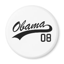 Barack Obama 2008 Jersey Magnet by strk3 Barack Obama 2008 Jersey Magnet