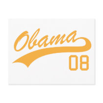 Barack Obama 2008 Jersey Postcard