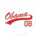Barack Obama 2008 Jersey Sticker