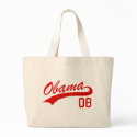 Barack Obama 2008 Jersey Tote Bag