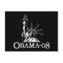 Barack Obama 2008 Statue of Liberty Postcard