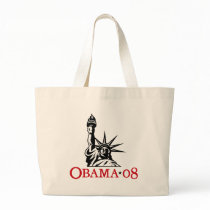 Barack Obama 2008 Statue of Liberty Tote Bag
