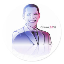 Barack Obama 2008 Stickers by ismyhomeboy Barack Obama 2008 Stickers