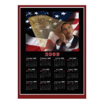 Barack Obama 2009 Patriotic Calendar posters by beverlytazangel Barack Obama 2009 Patriotic Calendar posters