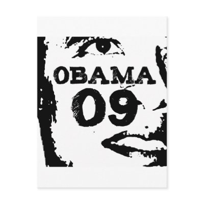Barack Obama 2009 Postcards by 50thbirthdaygifts