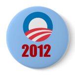 Barack Obama 2012 Pinback Buttons