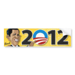 Barack Obama 2012 Character Campaign Bumper Sticke Bumper Sticker