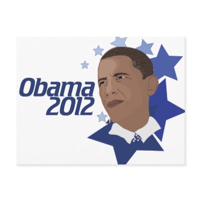 Barack Obama 2012 Post Cards by Hipster_Farms
