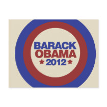 Barack Obama 2012 Postcard