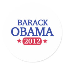 Barack Obama 2012 stickers