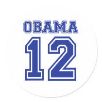 Barack Obama 2012 stickers