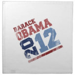 BARACK OBAMA 2012 SWAY Vintage.png Cloth Napkins