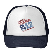 BARACK OBAMA 2012 SWAY Vintage.png Trucker Hats