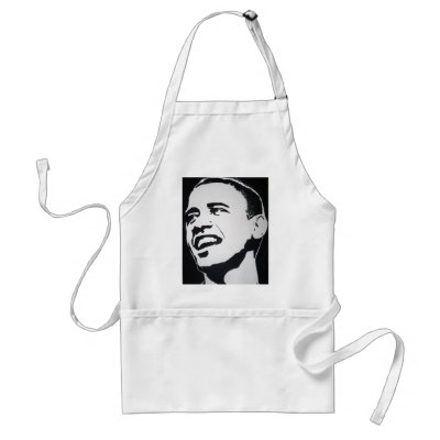 Barack Obama 3 Aprons by HotTopicsTshirts