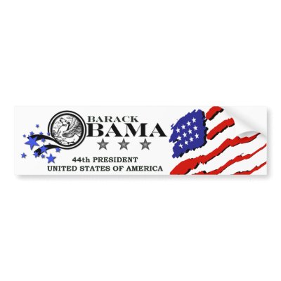 Barack Obama 44th President bumper stickers