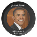 Barack Obama 44th President Keepsake Gift Plate plates