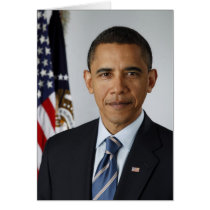 BARACK OBAMA  44th President of the United States Greeting Card