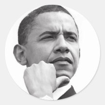 BARACK OBAMA, 44TH PRESIDENT OF THE UNITED STATES STICKERS