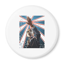 Barack Obama 4 magnets by HotTopicsTshirts Barack Obama 4 magnets