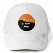 Barack Obama A New Day Hat by samappleby Barack Obama A New Day Hat
