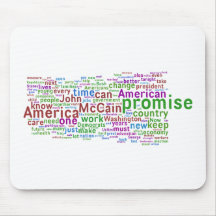 Barack Obama Acceptance Speech Mouse Mat