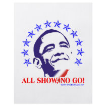 Barack Obama All Show No Go Personalized Flyer