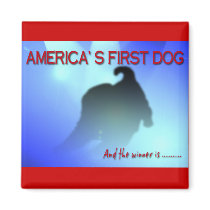 BARACK OBAMA: AMERICA'S FIRST DOG magnets by OWL1998 BARACK OBAMA: AMERICA'S FIRST DOG magnets