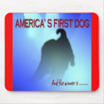 BARACK OBAMA: AMERICA'S FIRST DOG mousepads by OWL1998 BARACK OBAMA: AMERICA'S FIRST DOG mousepads