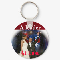 Barack Obama America's  Leader keychains