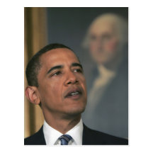 Barack Obama announce his intent to nominate Postcard