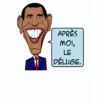 Barack Obama Après moi, le déluge zazzle_shirt